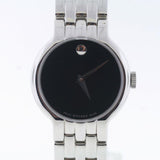 Buy Shop Movado Veturi Quartz Black Dial Silver Steel Strap Watch for Women - 0606338 USA Online