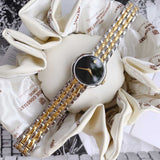 Buy Shop Movado Veturi Quartz Black Dial Two Tone Steel Strap Watch for Men - 0606932 USA Online