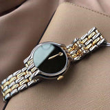 Buy Shop Movado Veturi Quartz Black Dial Two Tone Steel Strap Watch for Men - 0606932 USA Online