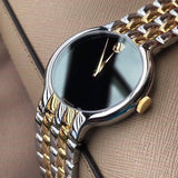 Buy Shop Movado Veturi Quartz Black Dial Two Tone Steel Strap Watch for Men - 0606932 USA Online