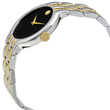 Buy Shop Movado Veturi Quartz Black Dial Two Tone Steel Strap Watch for Men - 0606932 USA Online