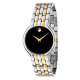 Buy Shop Movado Veturi Quartz Black Dial Two Tone Steel Strap Watch for Men - 0606932 USA Online