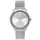 Buy Shop Movado Bold Silver Dial Silver Mesh Bracelet Watch For Women - 3600241 USA Online