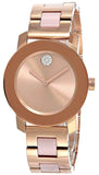 Buy Shop Movado Bold Rose Gold Dial Two Tone Steel Strap Watch for Women - 3600639 USA Online