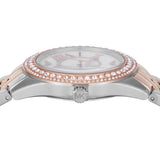 Buy Shop Michael Kors Harlowe Three-Hand Mother of Pearl White Dial Tri Tone Steel Strap Watch for Women - MK4846 USA Online