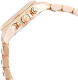 Buy Shop Michael Kors Bradshaw Chronograph Black Dial Gold Steel Strap Watch For Women - MK6959 USA Online