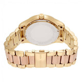 Buy Shop Michael Kors Layton Rose Gold Dial Gold Stainless Steel Strap Watch for Women - MK6476 USA Online
