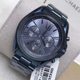Buy Shop Michael Kors Bradshaw Blue Dial Blue Steel Strap Watch for Men - MK6248 USA Online