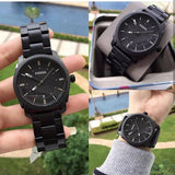 Buy Shop Fossil Machine Black Dial Black Steel Strap Watch for Men - FS4775 USA Online