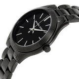 Buy Shop Michael Kors Mini Slim Runway Black Dial Black Steel Strap Watch for Women - MK3587 USA Online