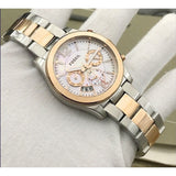 Buy Shop Fossil Perfect Boyfriend Mother of Pearl Dial Two Tone Steel Strap Watch for Women - ES4135 USA Online