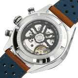 Buy Shop Tag Heuer Carrera Automatic Chronograph Blue Dial Brown Leather Strap Watch for Men - CBN2A1A.FC6537 USA Online