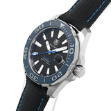 Buy Shop Tag Heuer Aquaracer Calibre 5 Automatic Black Dial Black Nylon Strap Watch for Men - WAY211B.FC6363 USA Online