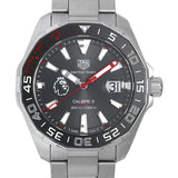 Buy Shop Tag Heuer Aquaracer Calibre 5 Premiere League Edition Black Dial Silver Stainless Steel Watch for Men - WAY201D.BA0927 USA Online