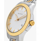 Buy Shop Gucci G Timeless Silver Dial Two Tone Steel Strap Watch For Men - YA126409 USA Online