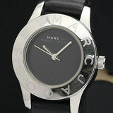 Buy Shop Marc Jacobs Blade Black Dial Black Leather Strap Watch for Women - MBM1211 USA Online