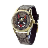 Buy Shop Gucci G-Timeless Brown Dial Brown Leather Strap Unisex Watch - YA1264057 USA Online