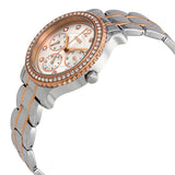 Buy Shop Guess Enchanting Diamonds Silver Dial Two Tone Steel Strap Watch for Women - W0305L3 USA Online