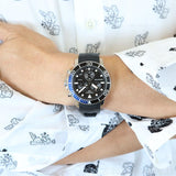 Buy Shop Tissot Seastar 1000 Chronograph Black Dial Black Rubber Strap Watch For Men - T120.417.17.051.02 USA Online