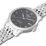 Buy Shop Tissot Le Locle Powermatic 80 Black Dial Silver Steel Strap Watch For Men - T006.407.11.053.00 USA Online