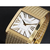 Buy Shop Emporio Armani Mother of Pearl Dial Gold Mesh Bracelet Watch For Men - AR2016 USA Online