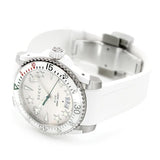 Gucci Dive Quartz White Dial White Rubber Strap Watch For Men - YA136337