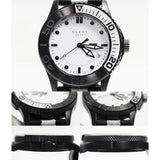 Buy Shop Gucci G Timeless XL White Dial Two Tone NATO Strap Watch For Men - YA126243 USA Online