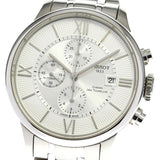 Buy Shop Tissot Chemin des Tourelles Automatic Chronograph White Dial Silver Steel Strap Watch for Men - T099.427.11.038.00 USA Online
