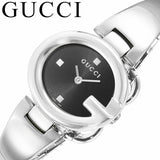 Buy Shop Gucci Guccisima Quartz Black Dial Silver Steel Strap Watch For Women - YA134501 USA Online