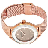 Buy Shop Swarovski Octea Nova Grey Dial Gold Mesh Bracelet Watch for Women - 5451634 USA Online