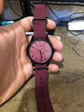 Buy Shop Calvin Klein Tone Maroon Dial Maroon NATO Strap Watch for Men - K7K514UP USA Online