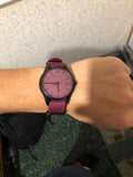 Buy Shop Calvin Klein Tone Maroon Dial Maroon NATO Strap Watch for Men - K7K514UP USA Online