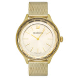 Buy Shop Swarovski Octea Nova Silver Dial Gold Mesh Bracelet Watch for Women - 5430417 USA Online