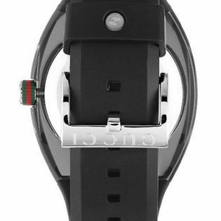 Buy Shop Gucci Sync XXL Quartz Black Dial Black Rubber Strap Watch For Men - YA137101 USA Online
