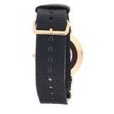 Buy Shop Daniel Wellington Classic Cornwall Black Dial Black Nylon Strap Watch For Women - DW00100148 USA Online