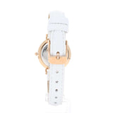 Buy Shop Daniel Wellington Classic Petite Bondi Black Dial White Leather Strap Watch For Women - DW00100285 USA Online