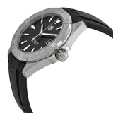 Buy Shop Tag Heuer Aquaracer Quartz Black Dial Black Rubber Strap Watch for Men - WAY1110.FT8021 USA Online