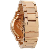 Nixon 42-20 Chrono Rose Gold Dial Rose Gold Steel Strap Watch for Men - A037-897