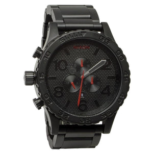 Buy Shop Nixon 51-30 Chronograph Black Dial Black Steel Strap Watch for Men - A083-2298 USA Online