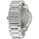 Nixon 51-30 Chrono Blue Dial Silver Steel Strap Watch for Men - A083-307
