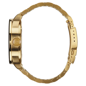 Buy Shop Nixon Sentry Black Dial Gold Steel Strap Watch for Men - A356-510 USA Online