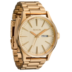 Buy Shop Nixon Sentry Gold Dial Gold Steel Strap Watch for Men - A356-502 USA Online