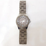 Buy Shop Marc Jacobs Pelly Grey Dial Grey Silicone Strap Watch for Women - MBM2539 USA Online
