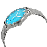 Buy Shop Gucci G-Timeless Turquiose Mother of Pearl Dial Silver Mesh Bracelet Watch For Women - YA1264039 USA Online