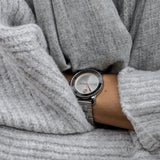 Buy Shop Movado Bold Ceramic Silver Dial Silver Steel Strap Watch for Women - 3600638 USA Online