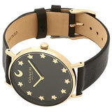 Buy Shop Coach Perry Black Dial Black Leather Strap Watch for Women - 14503042 USA Online