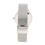 Swarovski Octea Nova Black Dial Silver Mesh Bracelet Watch for Women - 5430420