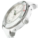 Gucci Dive Quartz White Dial White Rubber Strap Watch For Men - YA136337