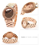 Buy Shop Marc Jacobs Marci Crystals Rose Gold Dial Rose Gold Steel Strap Watch for Women - MBM3192 USA Online