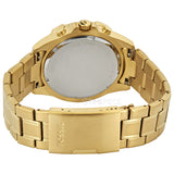 Buy Shop Fossil Garrett Chronograph Gold Dial Gold Steel Strap Watch for Men - FS5772 USA Online